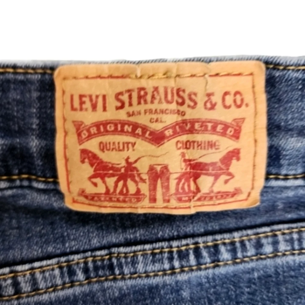 LEVI'S Mens All in Motion Straight Leg Jeans Blue Size 32
